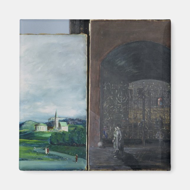 Landschaft und Straßenszene Magnet (Vorne)