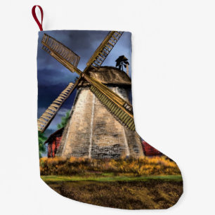 Landschaft und Wetter in den Niederlanden - Zeichn Kleiner Weihnachtsstrumpf