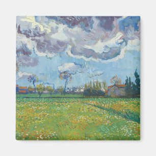 Landschaft unter einem stürmischen Himmel Vincent Magnet