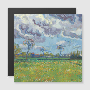 Landschaft unter einem stürmischen Himmel Vincent  Magnetkarte