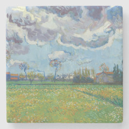 Landschaft unter einem stürmischen Himmel Vincent Steinuntersetzer