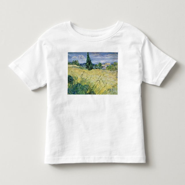 Landschaft Vincent van Goghs | mit grünem Mais, Kleinkind T-shirt (Vorderseite)