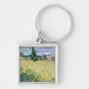 Landschaft Vincent van Goghs   mit grünem Mais, Schlüsselanhänger