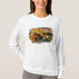 Landschaft Vincent van Goghs mit Haus u. T-Shirt