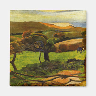 Landschaft Von Bretagne durch Paul Gauguin Magnet
