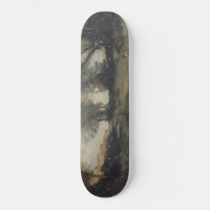 Landschaft (von Camille Corot) Skateboard