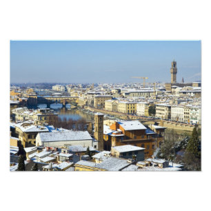 Landschaft von Florenz ab Piazzale 2 Fotodruck