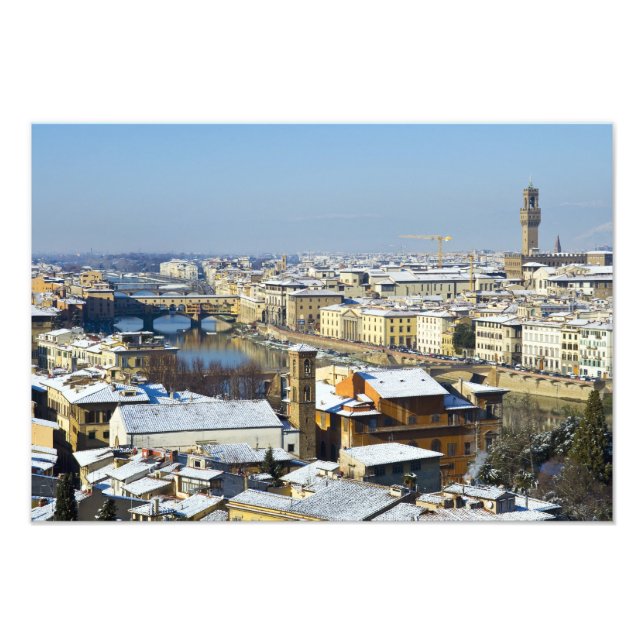 Landschaft von Florenz vom Piazzale 2 Fotodruck (Vorne)
