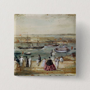 Landschaft von Kuba Button
