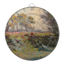Landschaft (von Léo Gausson) Dartscheibe