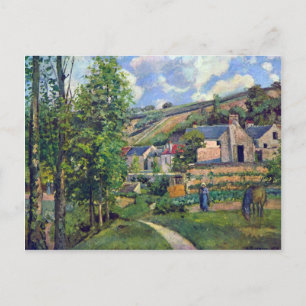 Landschaft von Pontiose von Camille Pissarro Postkarte
