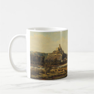 Landschaft von Trencin in der Slowakei Kaffeetasse