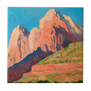 Landschaft, Zion Nationalpark von Maynard Dixon Fliese