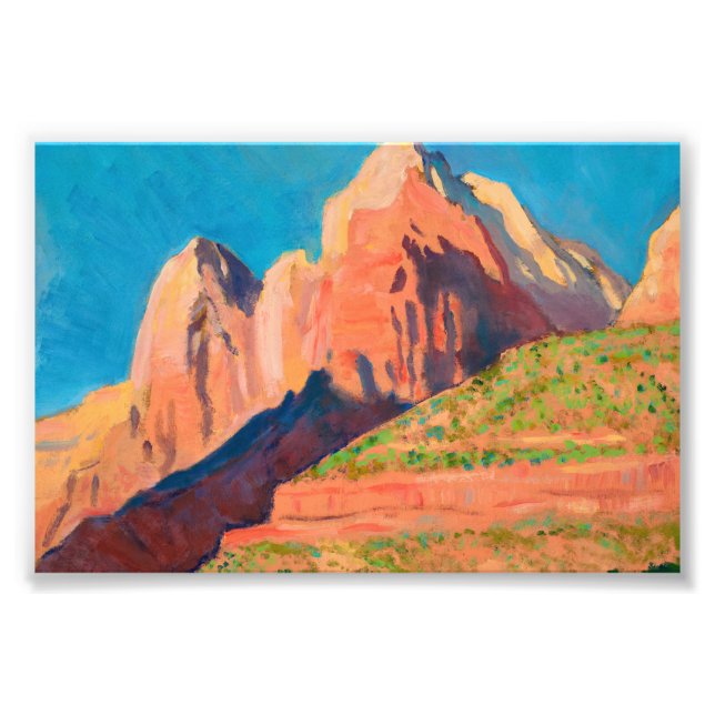 Landschaft, Zion Nationalpark von Maynard Dixon Fotodruck (Vorne)