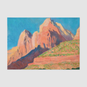 Landschaft, Zion Nationalpark von Maynard Dixon Seidenpapier