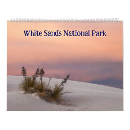 Landschaften des White Sands National Park Kalender
