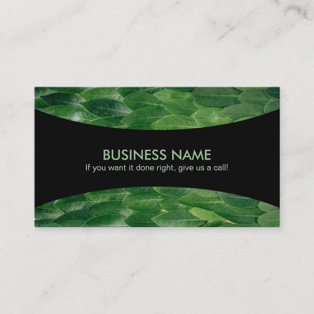 Landschaften Slogans Business Cards Visitenkarte (Vorderseite)