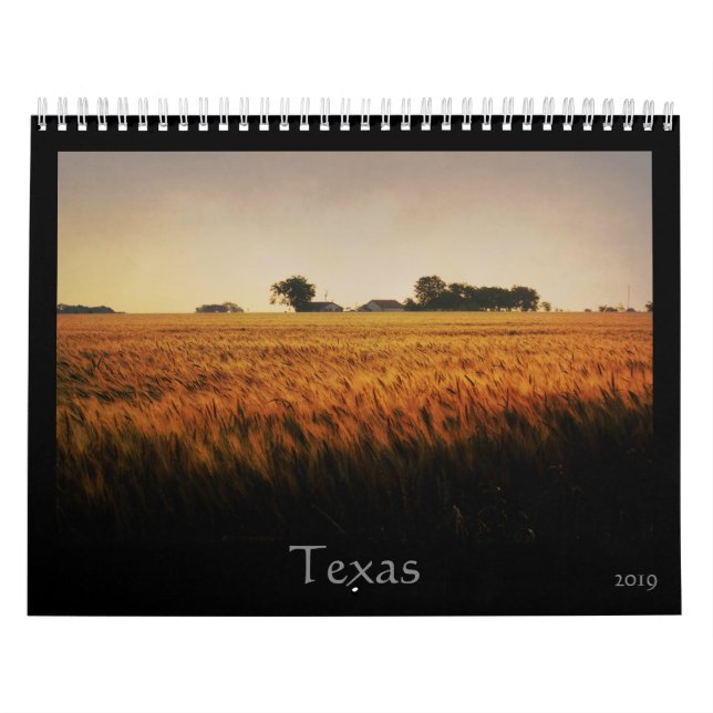 Landschaften von Texas Kalender (Titelbild)