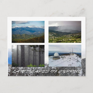 Landschaften von Zypern Postkarte