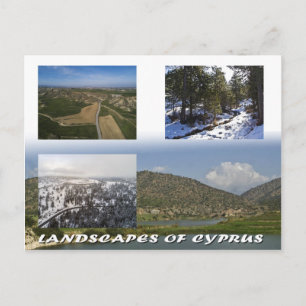 Landschaften Zyperns Postkarte