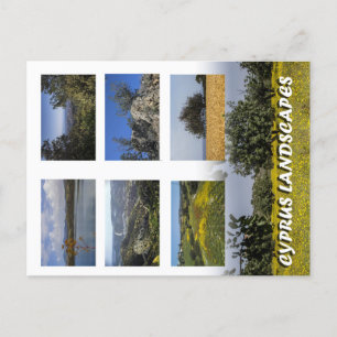 Landschaften Zyperns Postkarte