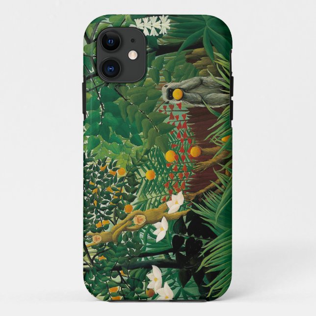 LandschaftHenri Rousseaus exotischer iPhone Fall Case-Mate iPhone Hülle (Rückseite)