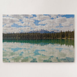 Landschaftlich Annette Lake Reflektion, Jasper NP,