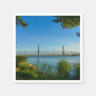 Landschaftlich Arthur Ravenel Bridge Serviette
