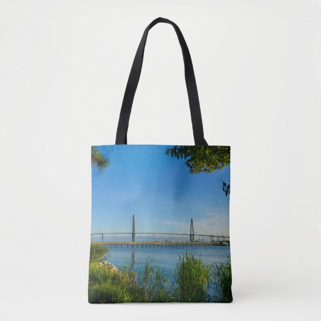 Landschaftlich Arthur Ravenel Bridge Tasche (Vorderseite)