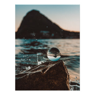 Landschaftlich Beach Art Ocean Images Fotografie C Poster