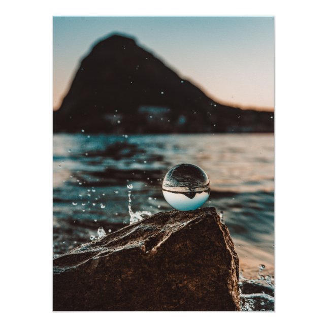 Landschaftlich Beach Art Ocean Images Fotografie C Poster (Vorderseite)