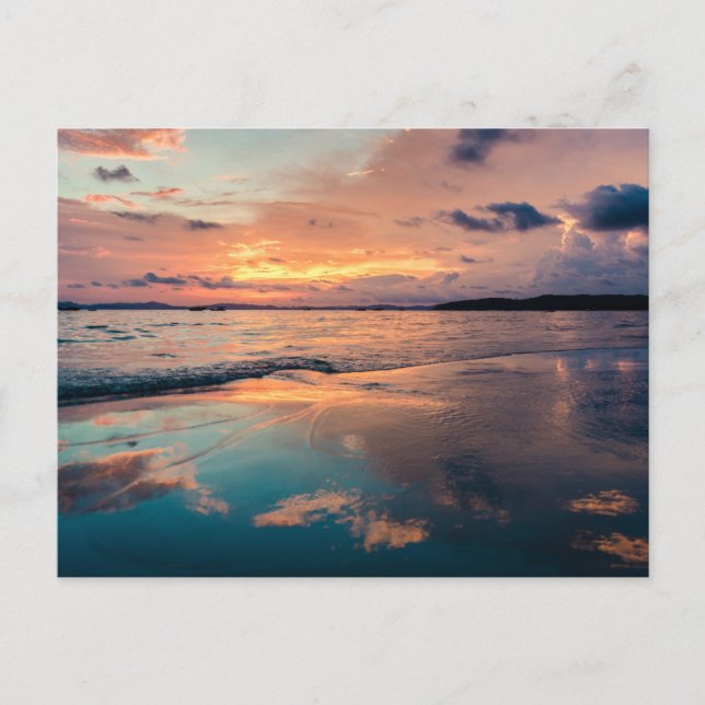 Landschaftlich Beach Art Ocean Images Fotografie C Postkarte (Vorderseite)