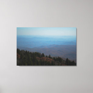 Landschaftlich Blue Ridge Mountains North Carolina Leinwanddruck
