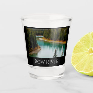 Landschaftlich Bow River Schnapsglas