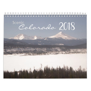 Landschaftlich Cities Colorado 2018 Kalender