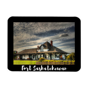Landschaftlich Fort Saskatchewan Magnet