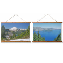 Landschaftlich Kaskade Berg Baker Kratersee