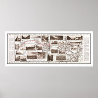 Landschaftlich limitierte Route - Poster