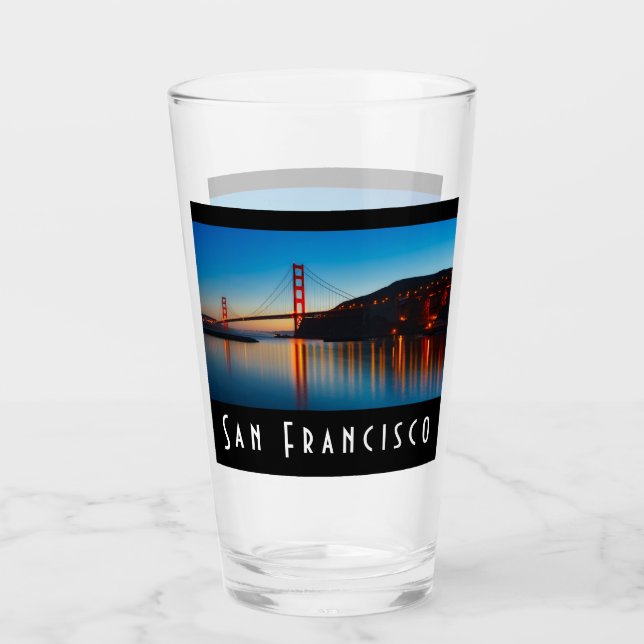 Landschaftlich San Francisco Glas (Vorderseite)