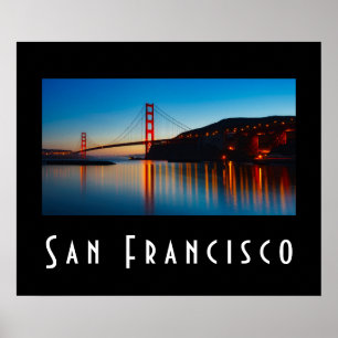 Landschaftlich San Francisco Poster