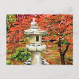 Landschaftlich St Louis Missouri Japanischer Garte Postkarte