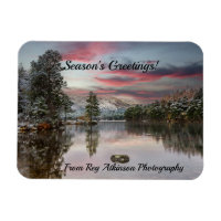 Landschaftlich Winter Scottish Loch Eilein zu Weih