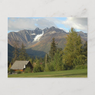 Landschaftliche Alaska-Postkarte Postkarte
