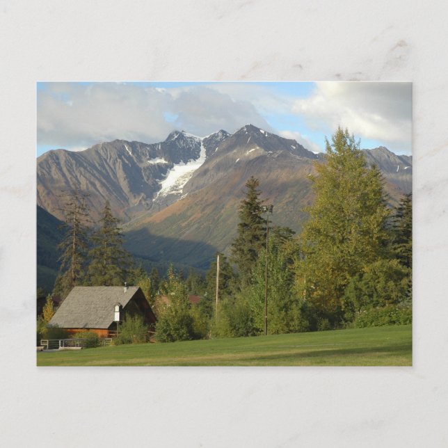 Landschaftliche Alaska-Postkarte Postkarte (Vorderseite)