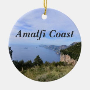 Landschaftliche Amalfi-Küste in Italien Keramik Ornament