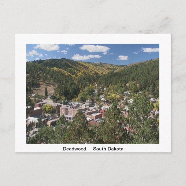 Landschaftliche amerikanische Postkarte (Vorderseite)