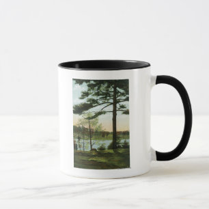Landschaftliche Ansicht an Chestnut Hill Reservoir Tasse