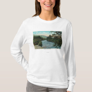 Landschaftliche Ansicht der guten Fischerei T-Shirt