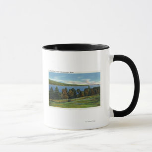 Landschaftliche Ansicht von See Cobbosseecontee Tasse
