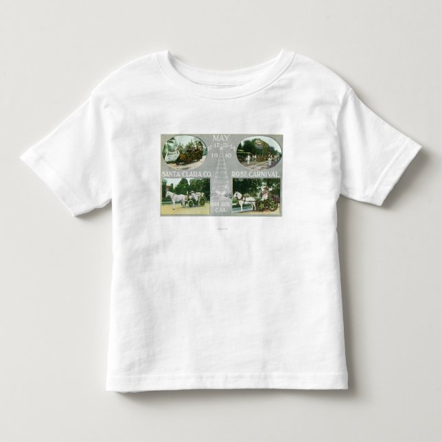 Landschaftliche Ansichten der Rose Santa Clara Co Kleinkind T-shirt (Vorderseite)